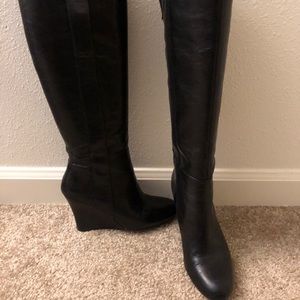 Nine West Wedge Black boots
